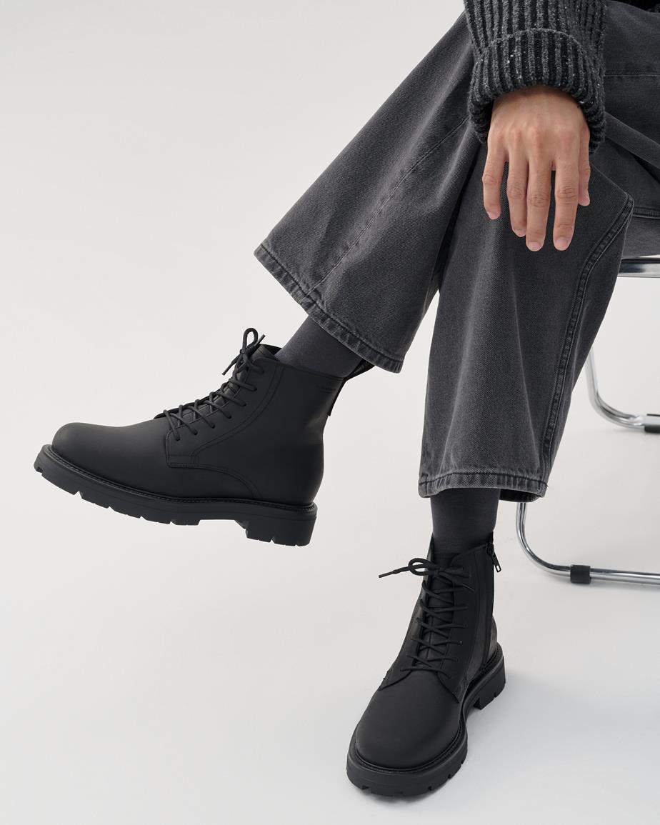 Cameron boots Black, Oily Nubuck