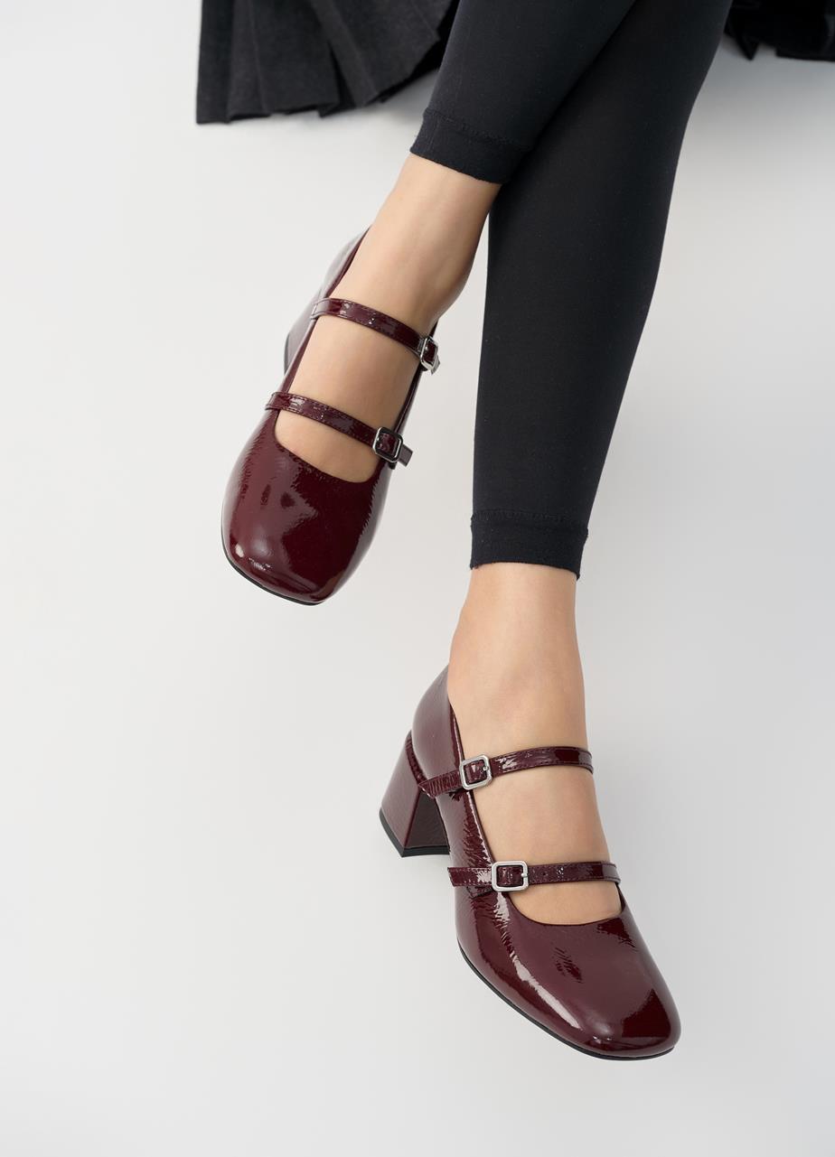 Adison pumps Dark Red patent leather