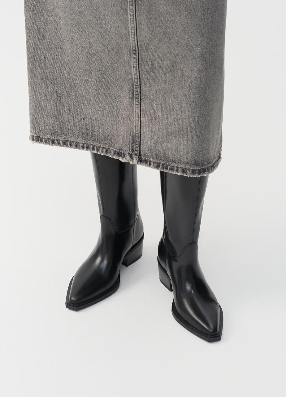 Kelsey tall boots Black leather