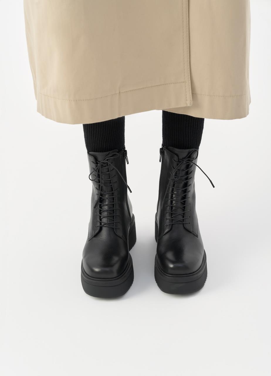 Tara botas Preto couro
