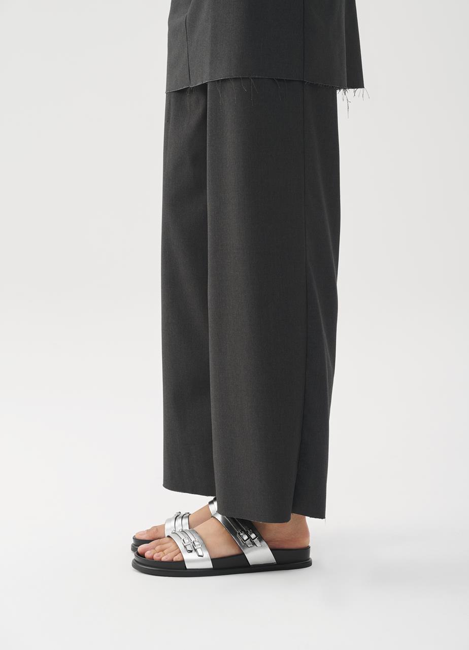 Effie sandals SILVER METALLIC LEATHER