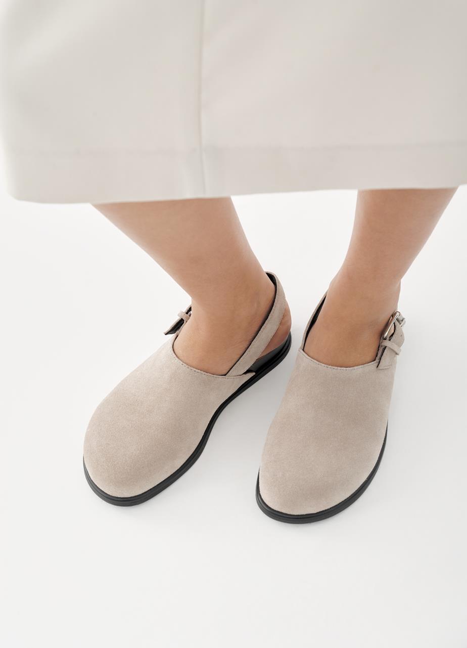 Effıe mules Beıge suede