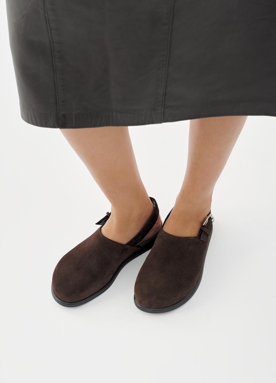 Effie mules Brown suede