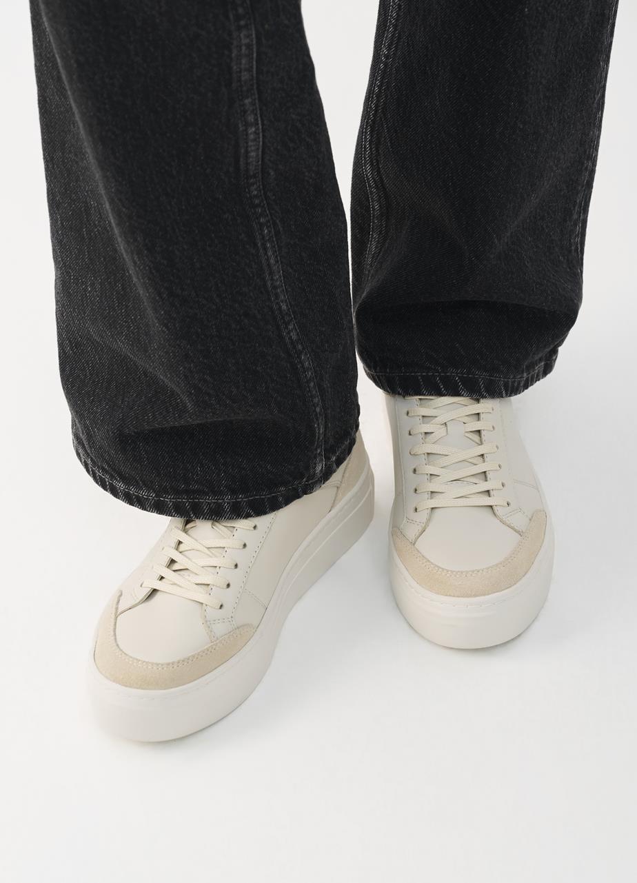 Zoe platform baskets BEIGE CUIR/COMB