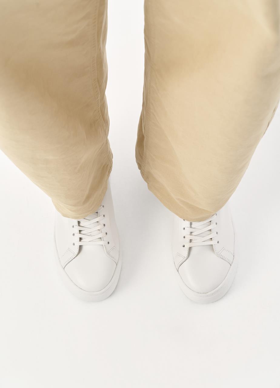 Zoe platform sneakers White leather