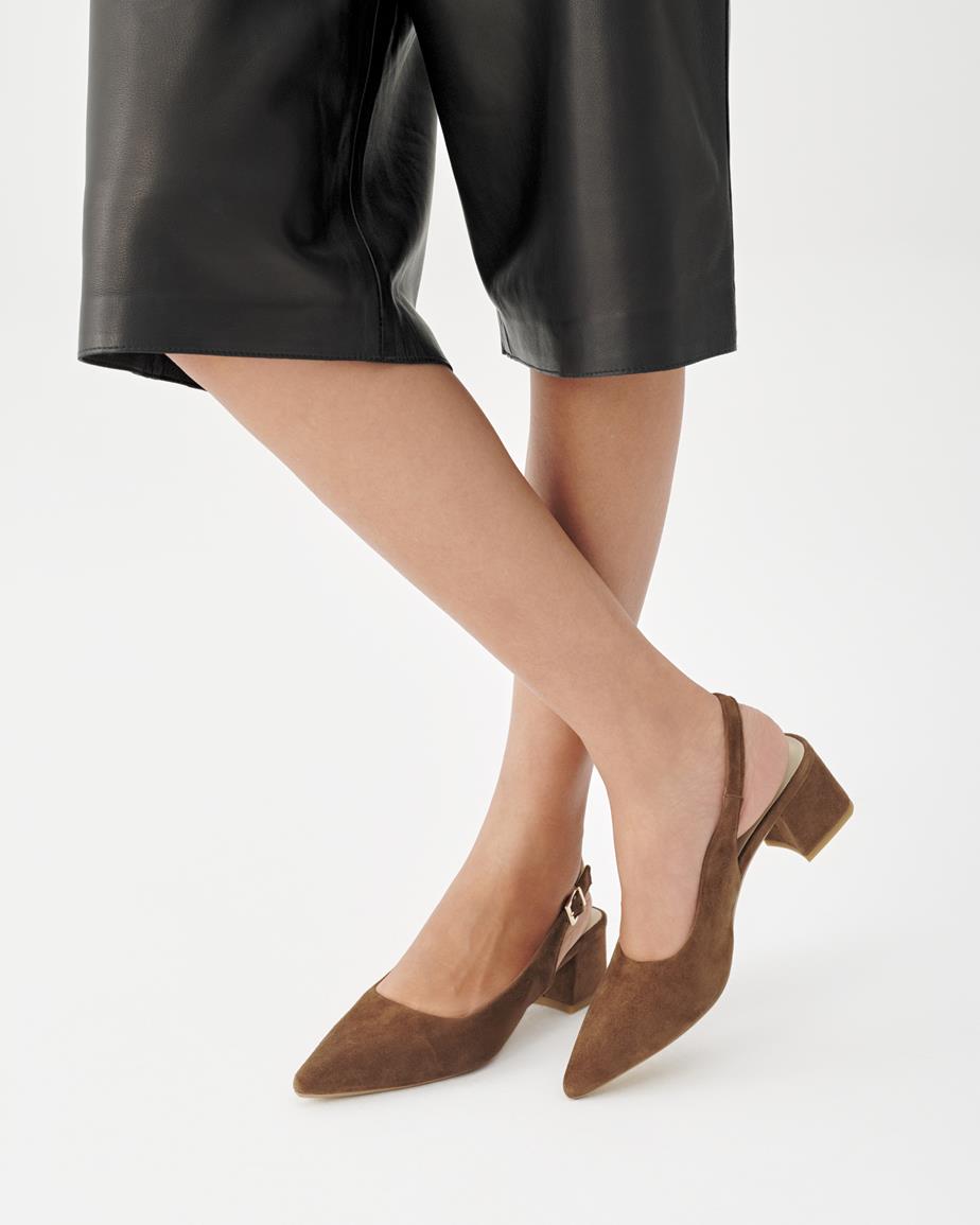 Marta pumps Brown, Suede
