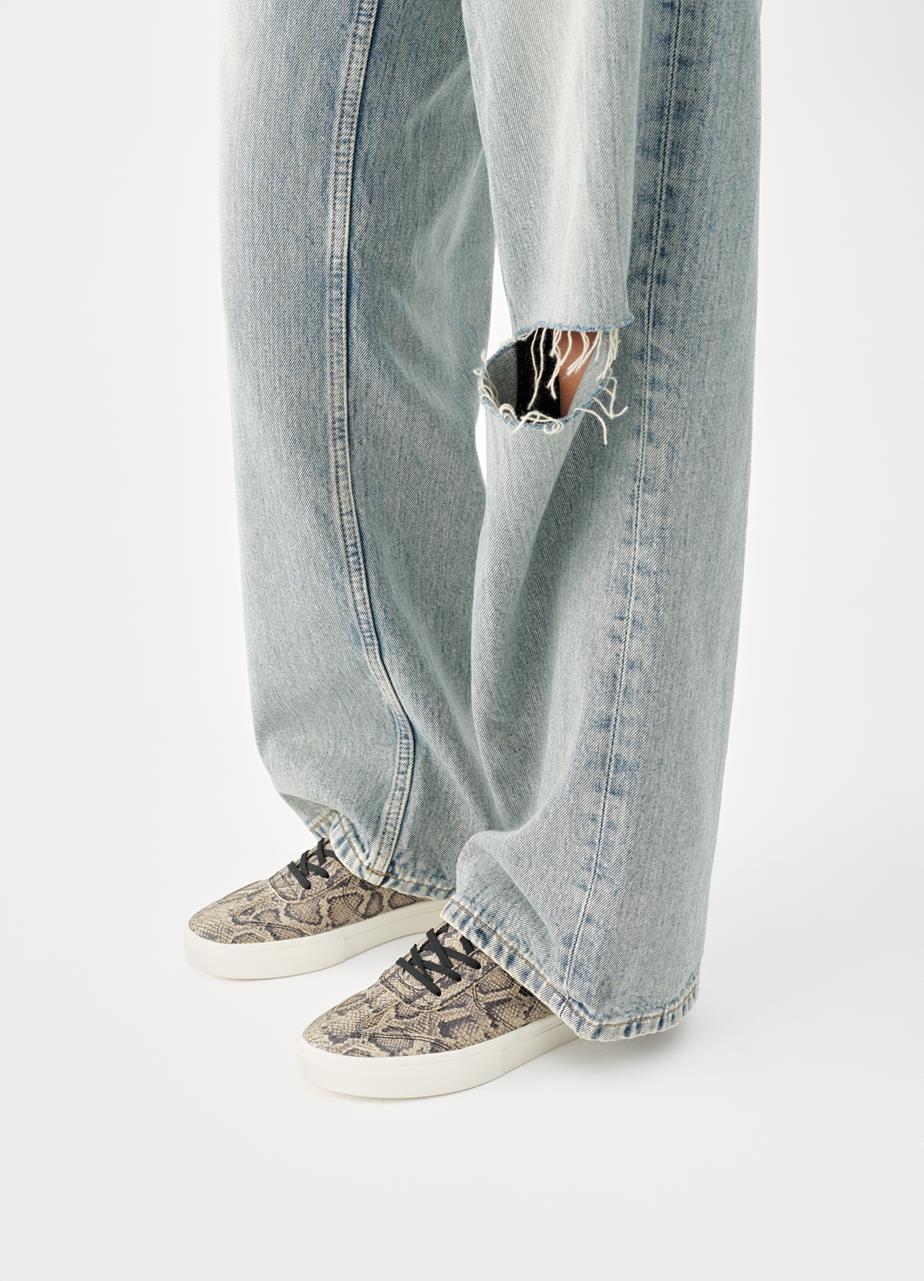 Cody sneakers  Flerfarget  preget lær