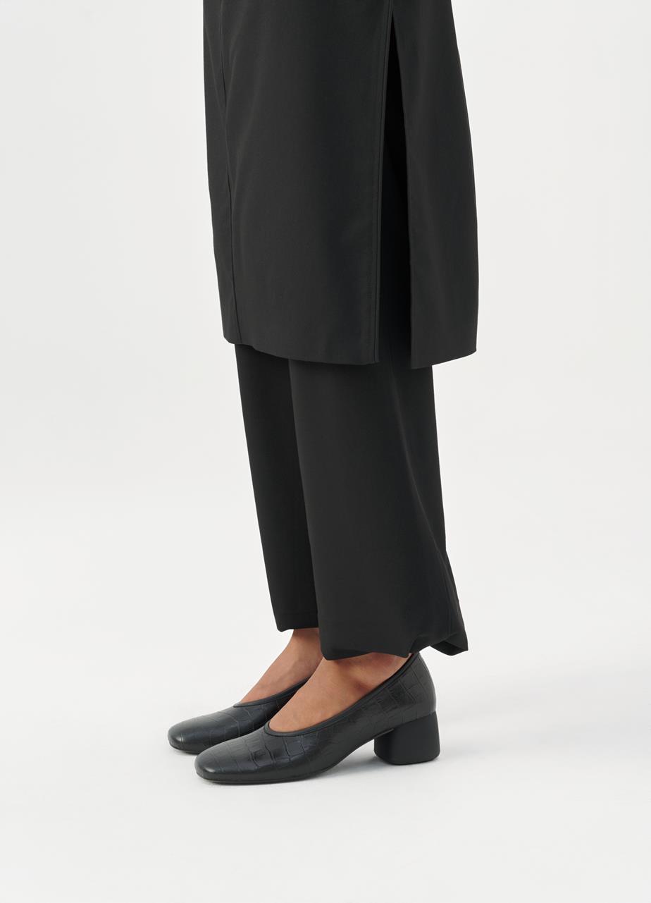 Livia pumps Svart präglat skinn
