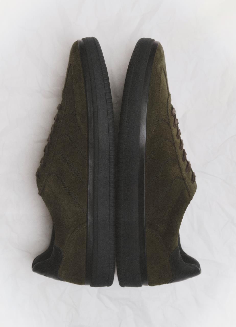 Leo sneakers Dark Green suede