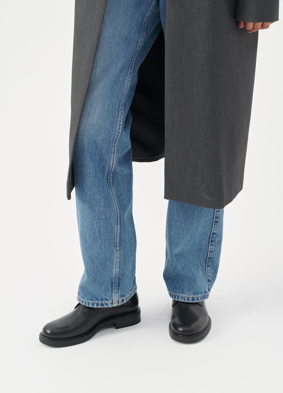 Freya polobotky Černá kůže