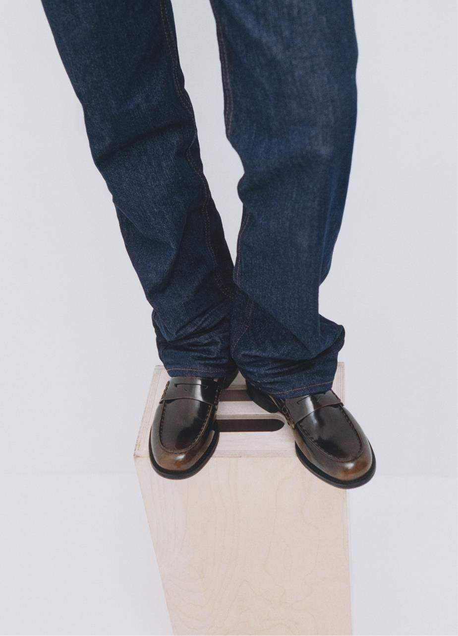 Linn loafers Brown polished leather