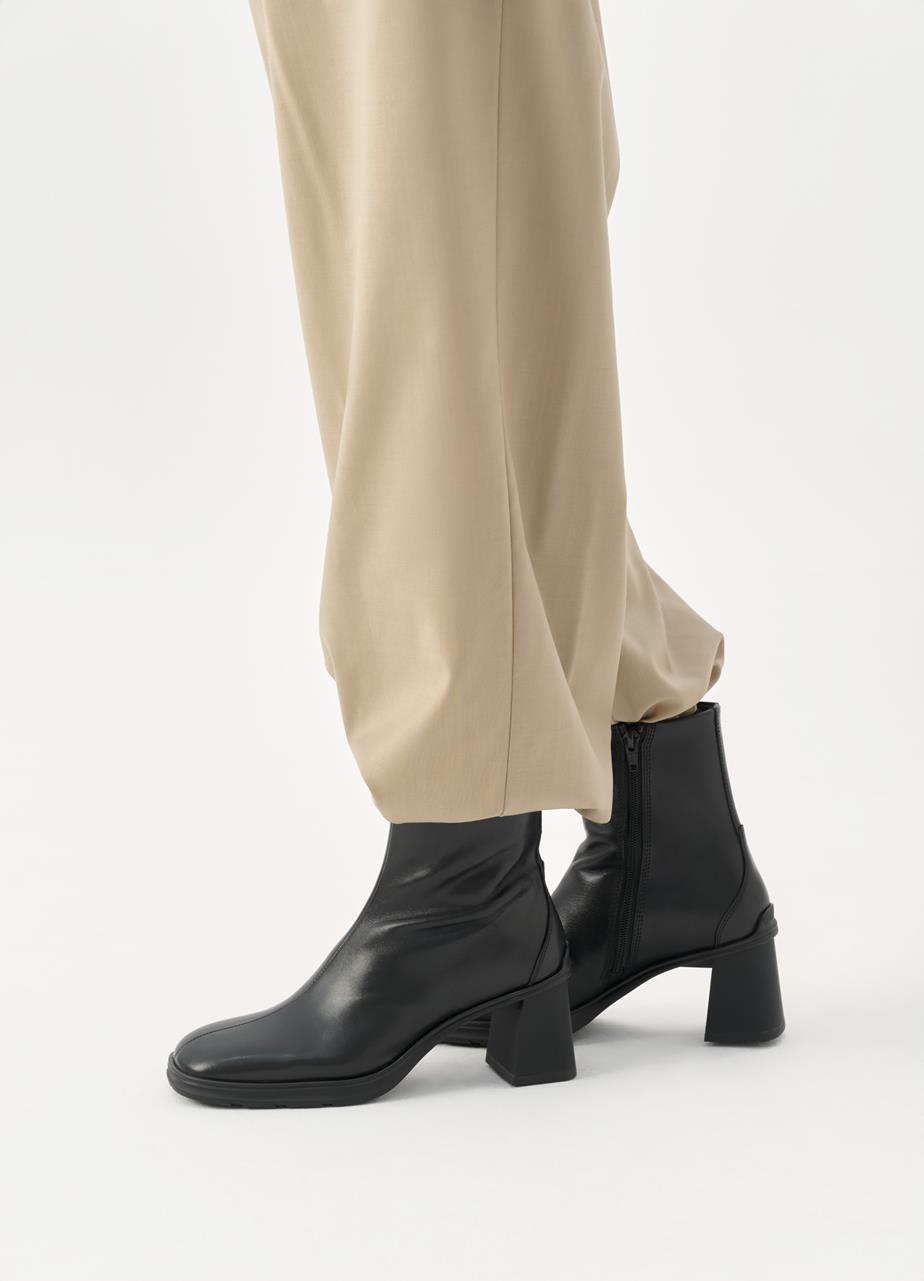 Janine bottes Noir cuir