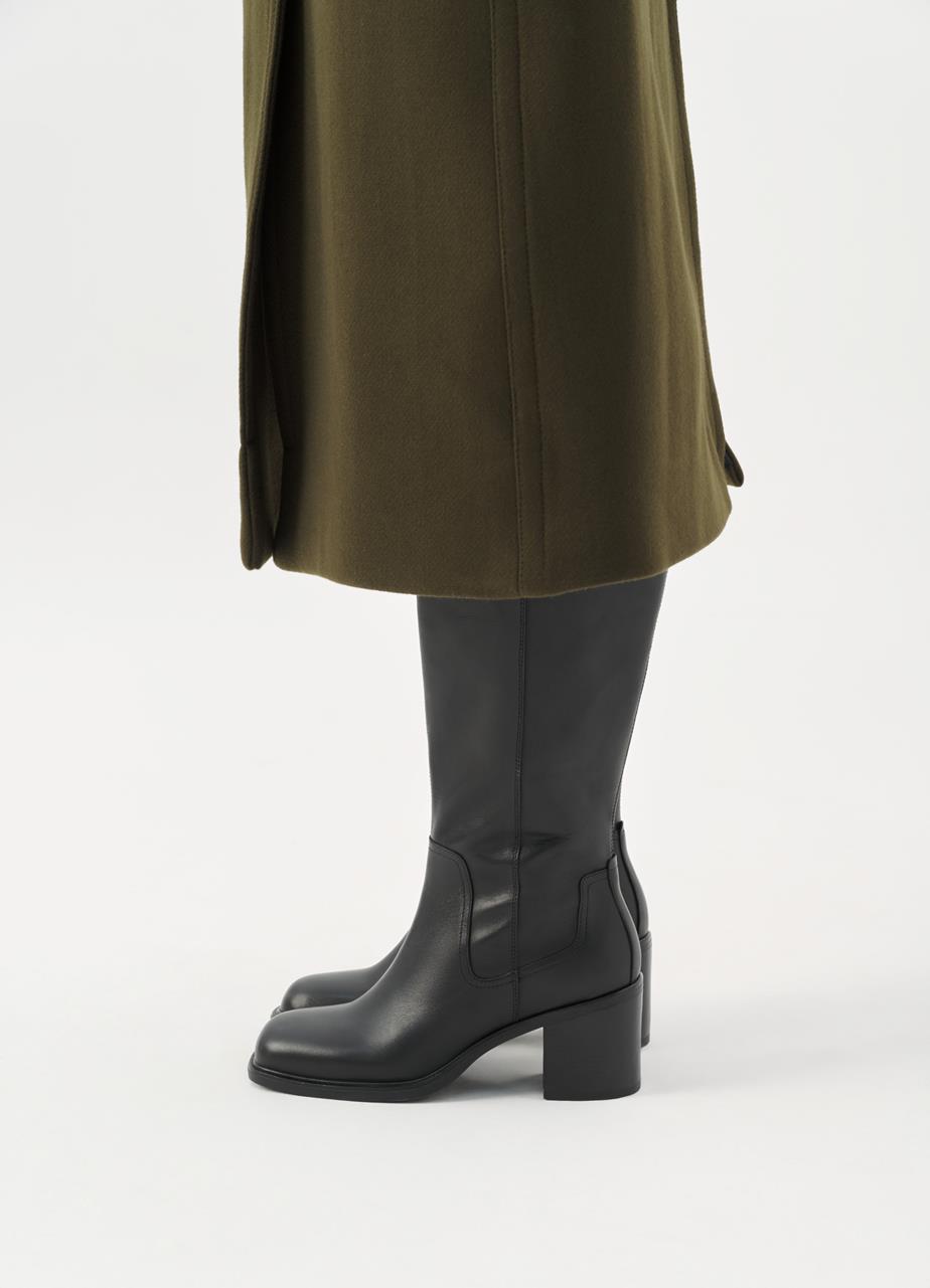 Meryl bottes hautes Noir cuir