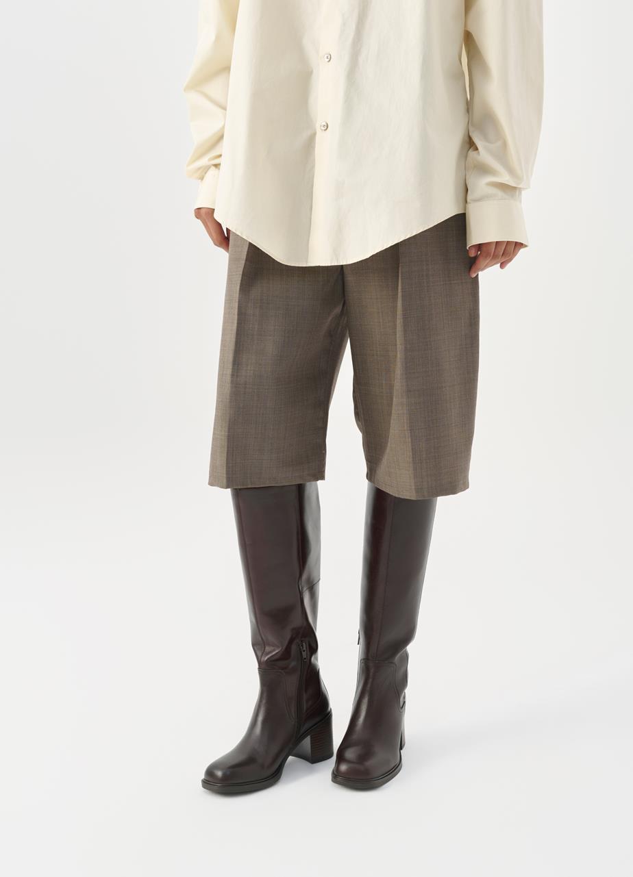 Meryl stivali alti Marrone pelle