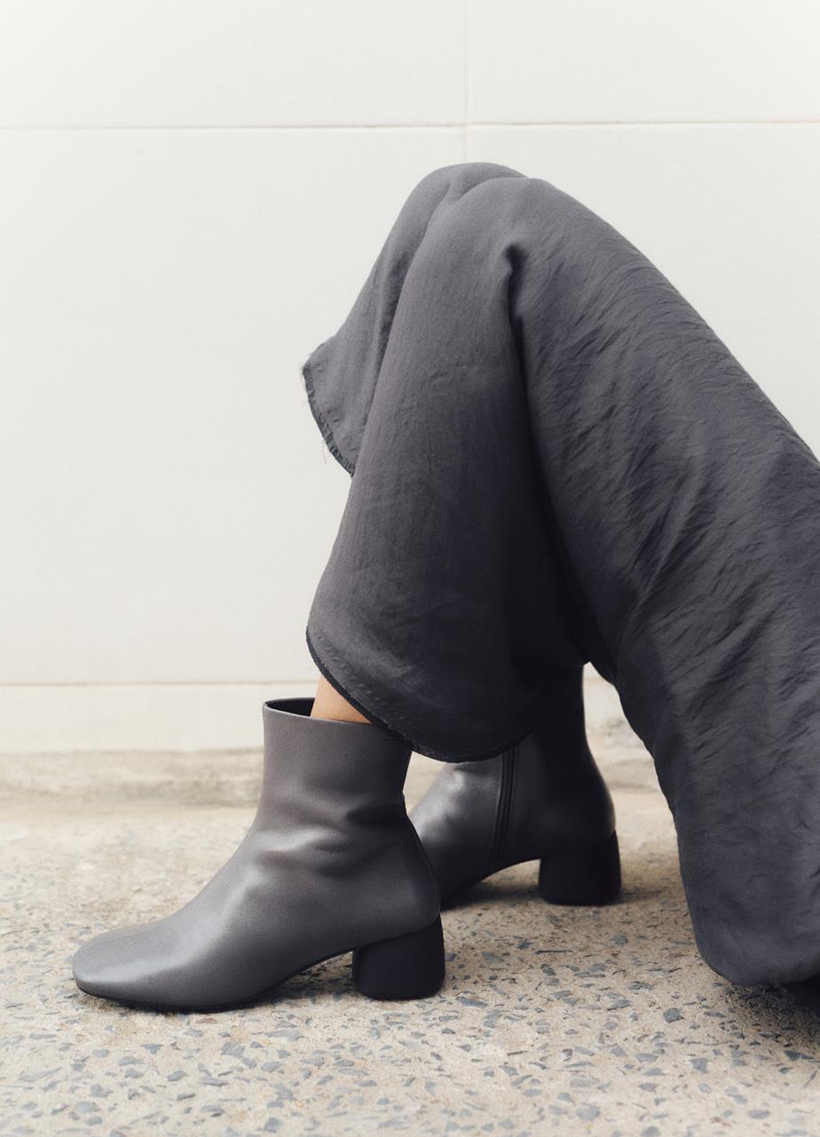 Livia stivaletti Grigio Scuro pelle