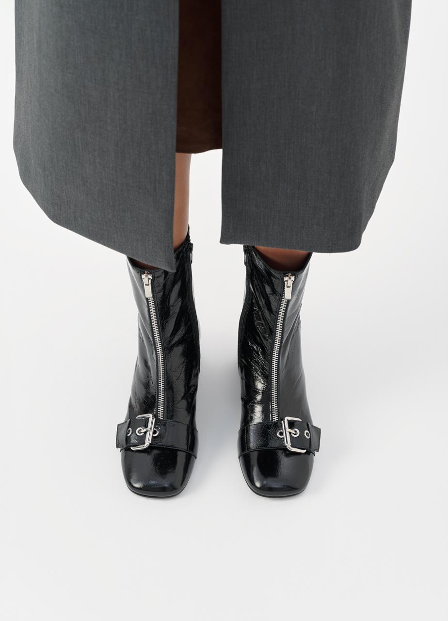 Livia ankle boots Black patent leather
