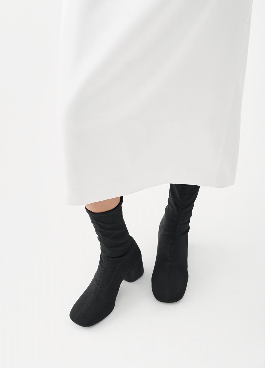 Livia bottes Noir élastique