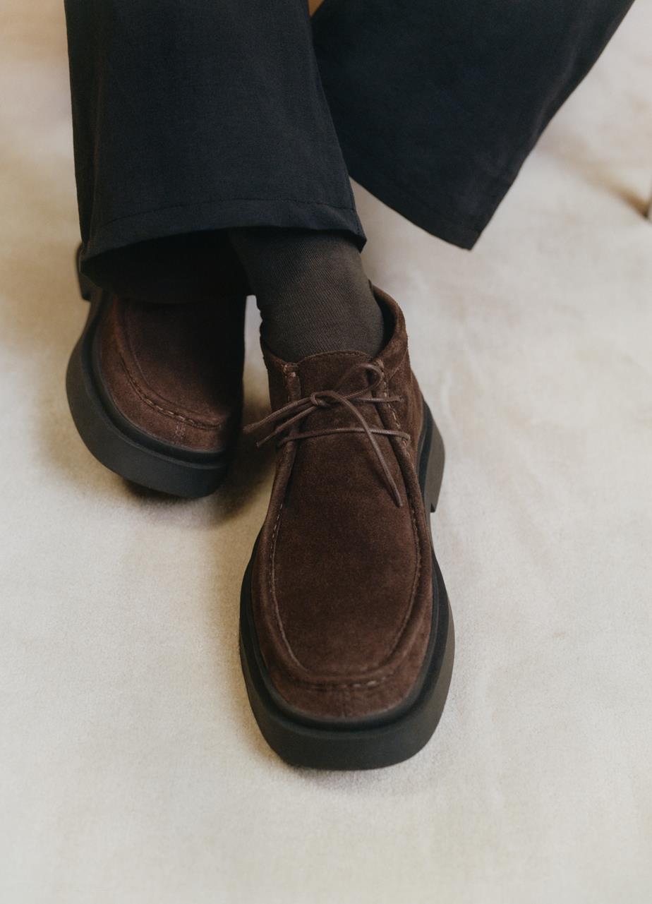 Mike boots Dark Brown suede