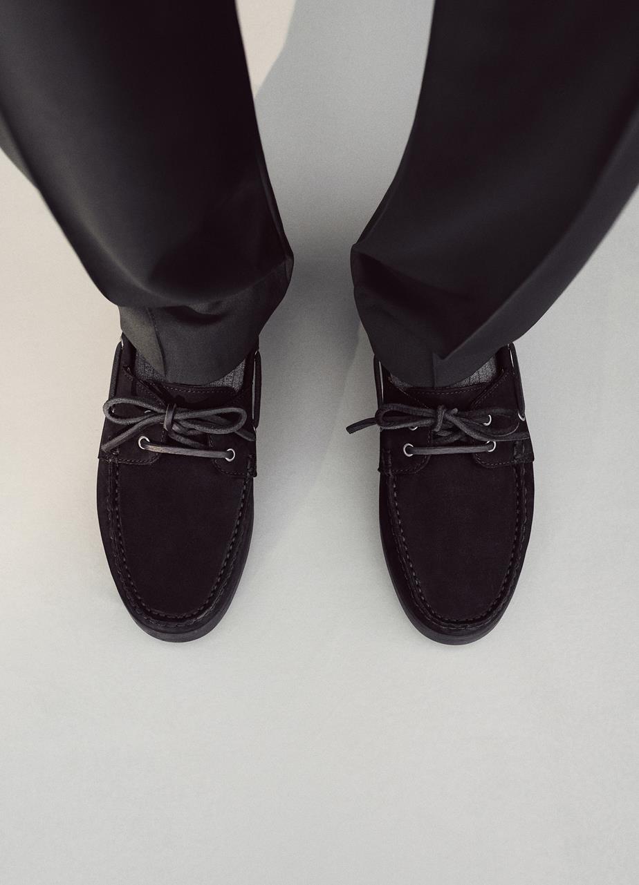 Loui m sko Sort, Nubuck