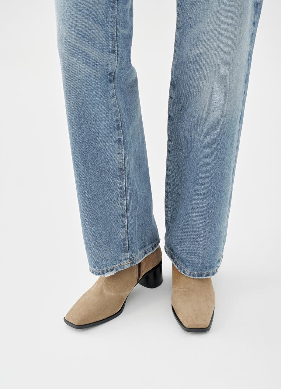 Fay ankle boots Beige suede