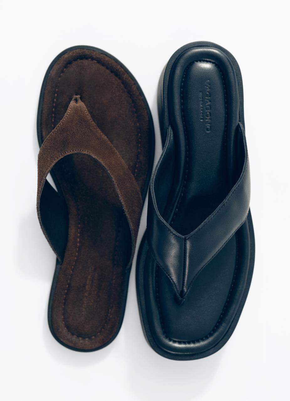 Zaida sandaler Mörkbrun, Mocka