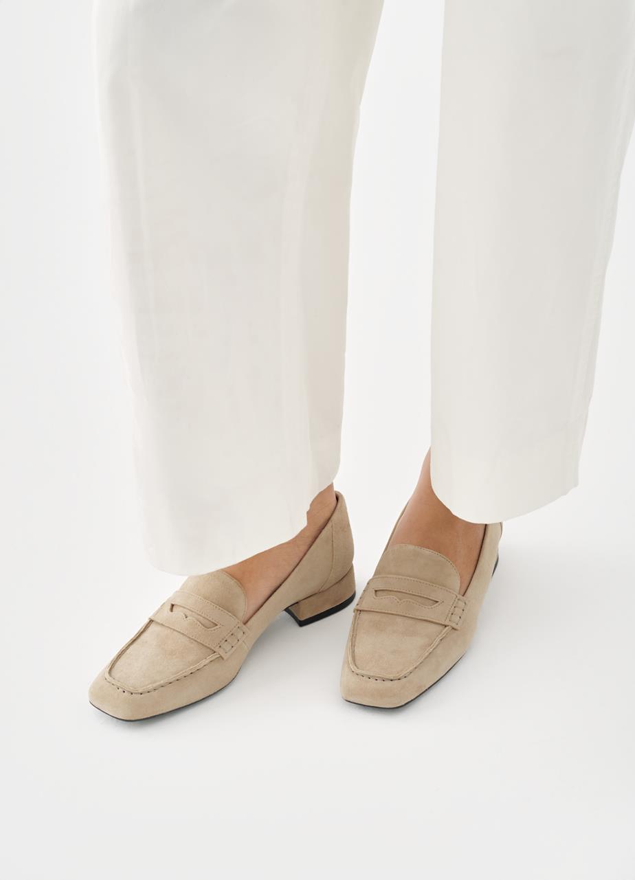Debbi loafers Beige, Mocka