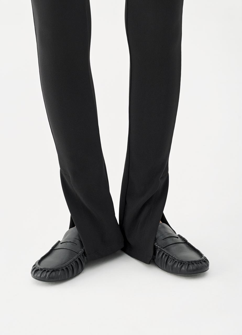 Aleya mocassini Nero pelle