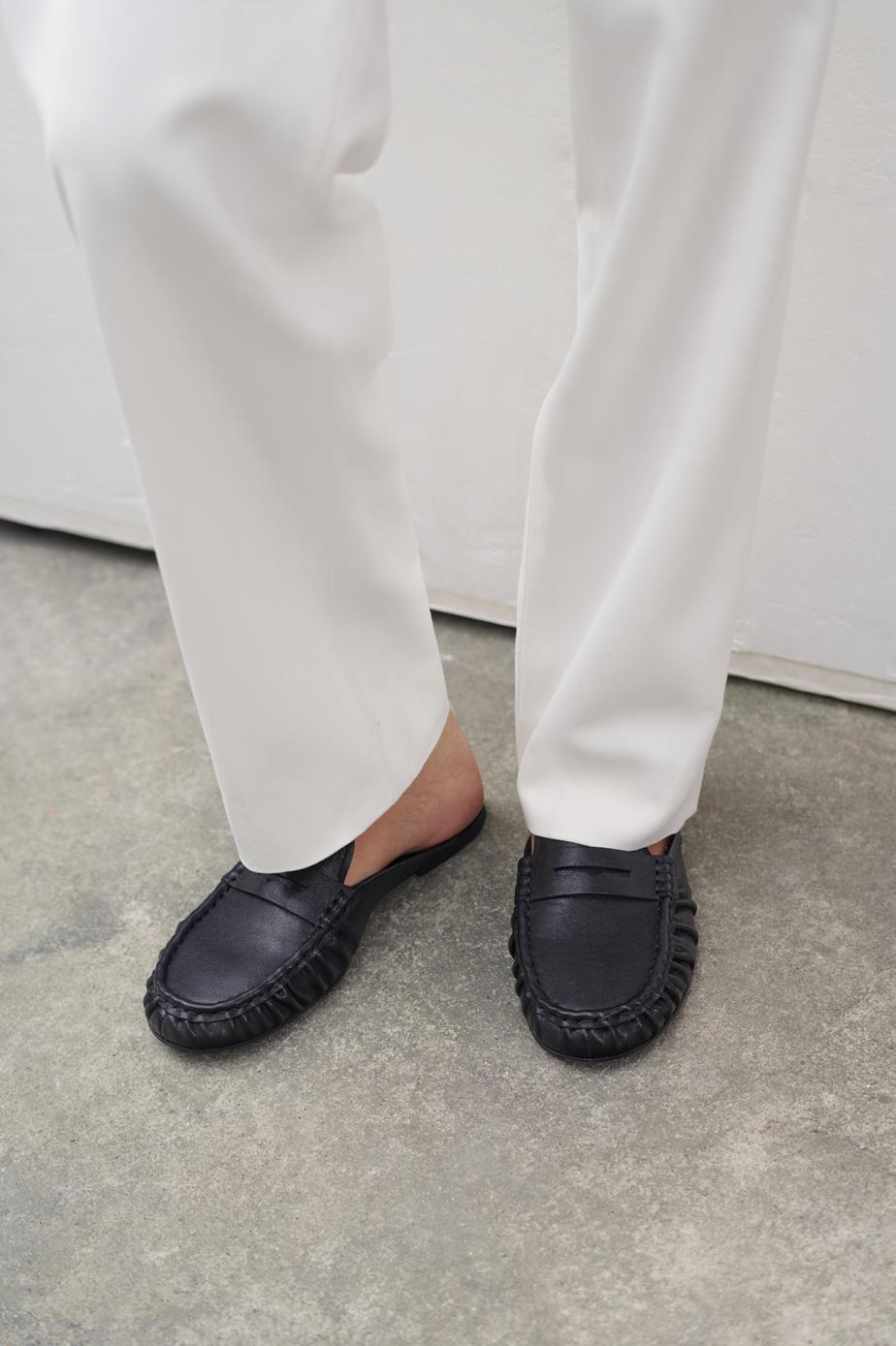 Aleya mules Black, Leather