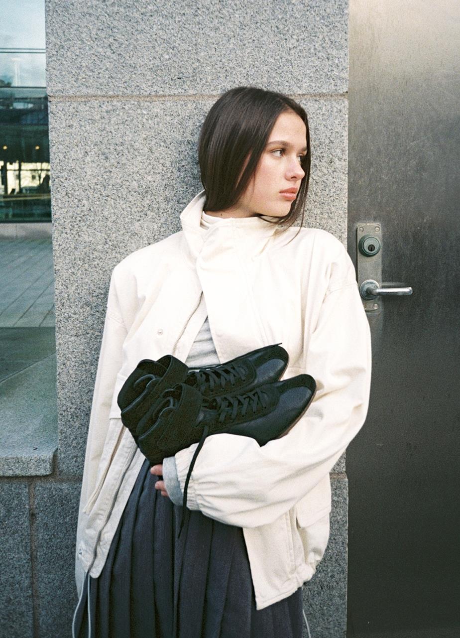 Hollie sneakers Black suede/leather