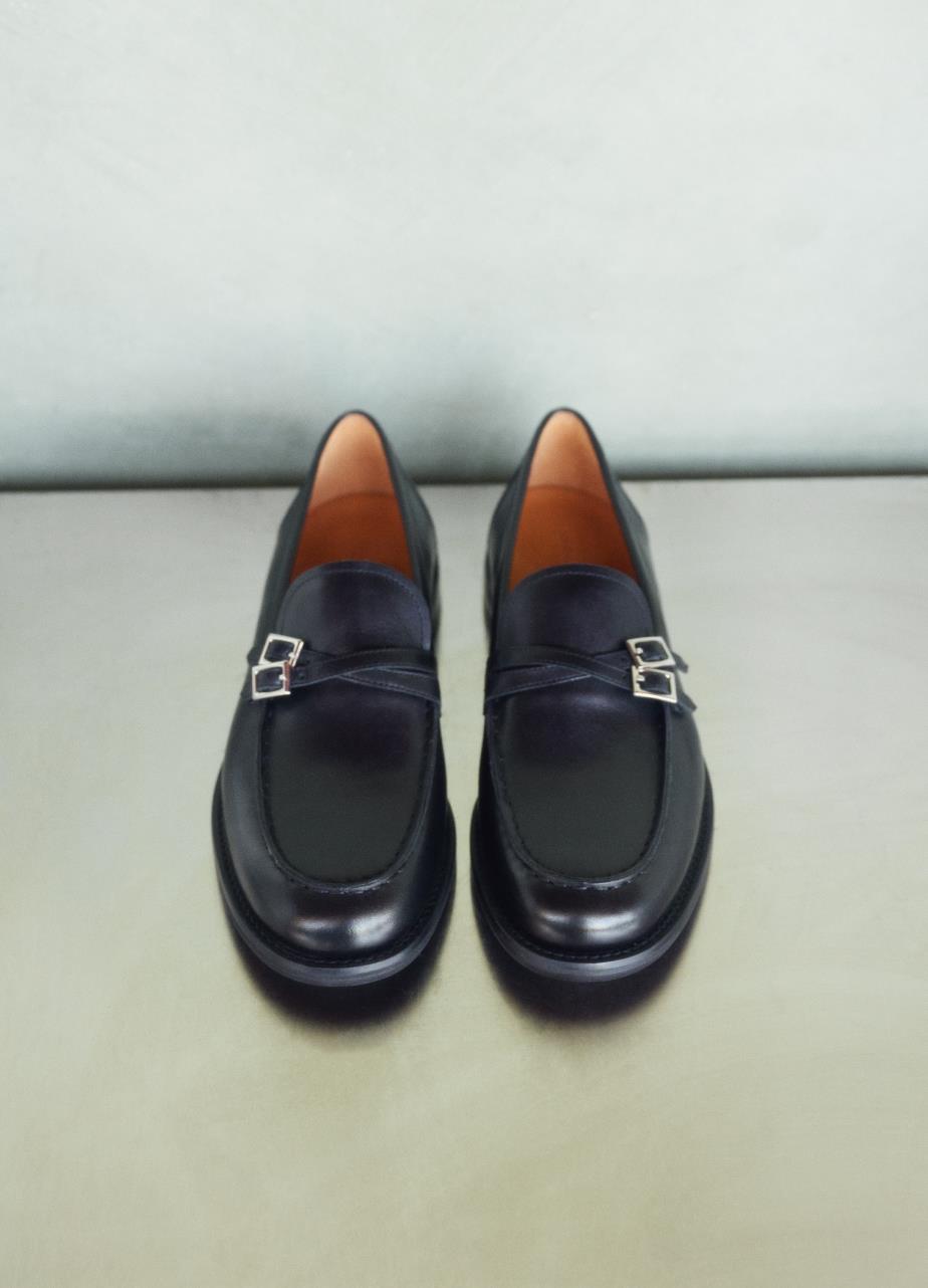 Linn loafers Čierna koža