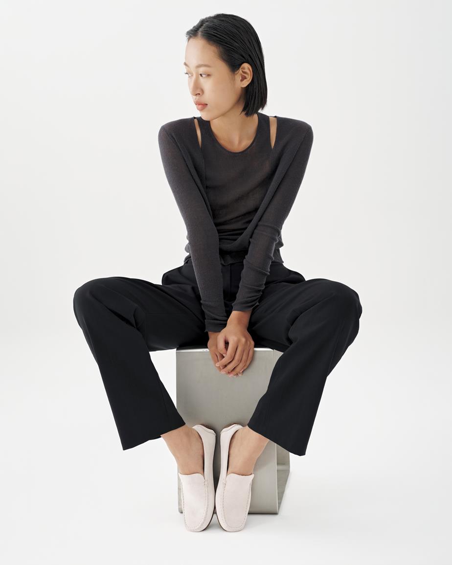Larissa loafers Beige, Suede