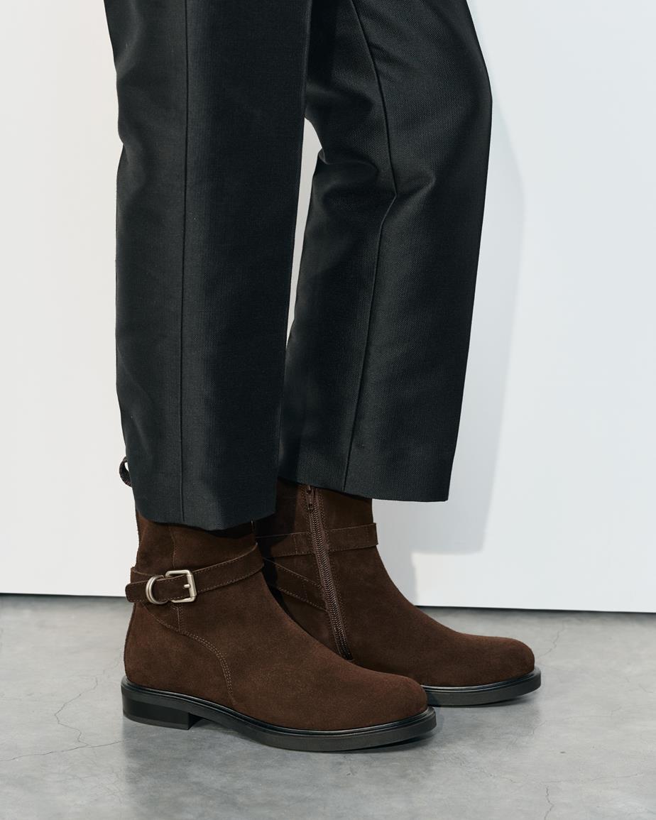 Freya boots Dark Brown, Suede