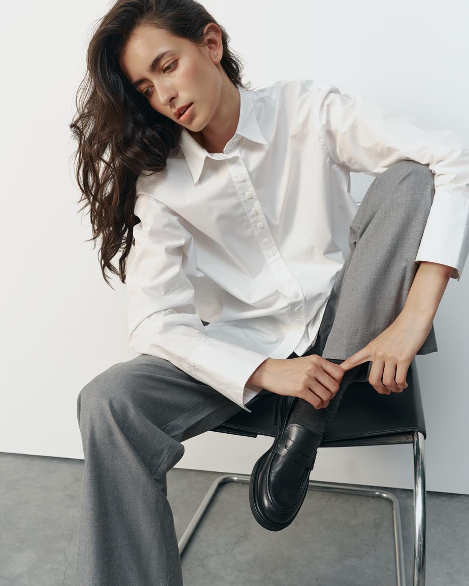 Freya loafers Black, Leather