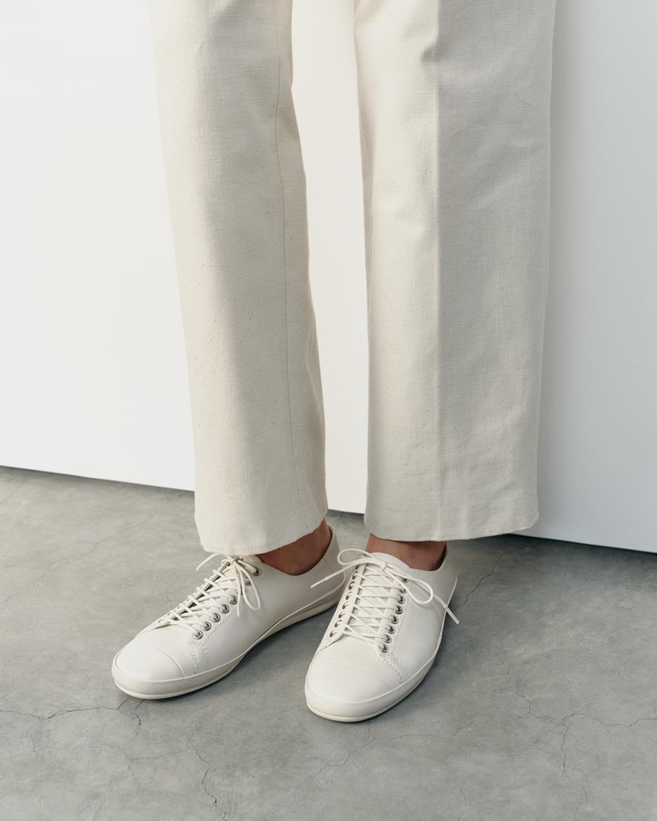 Rose sneakers Wit, Leer