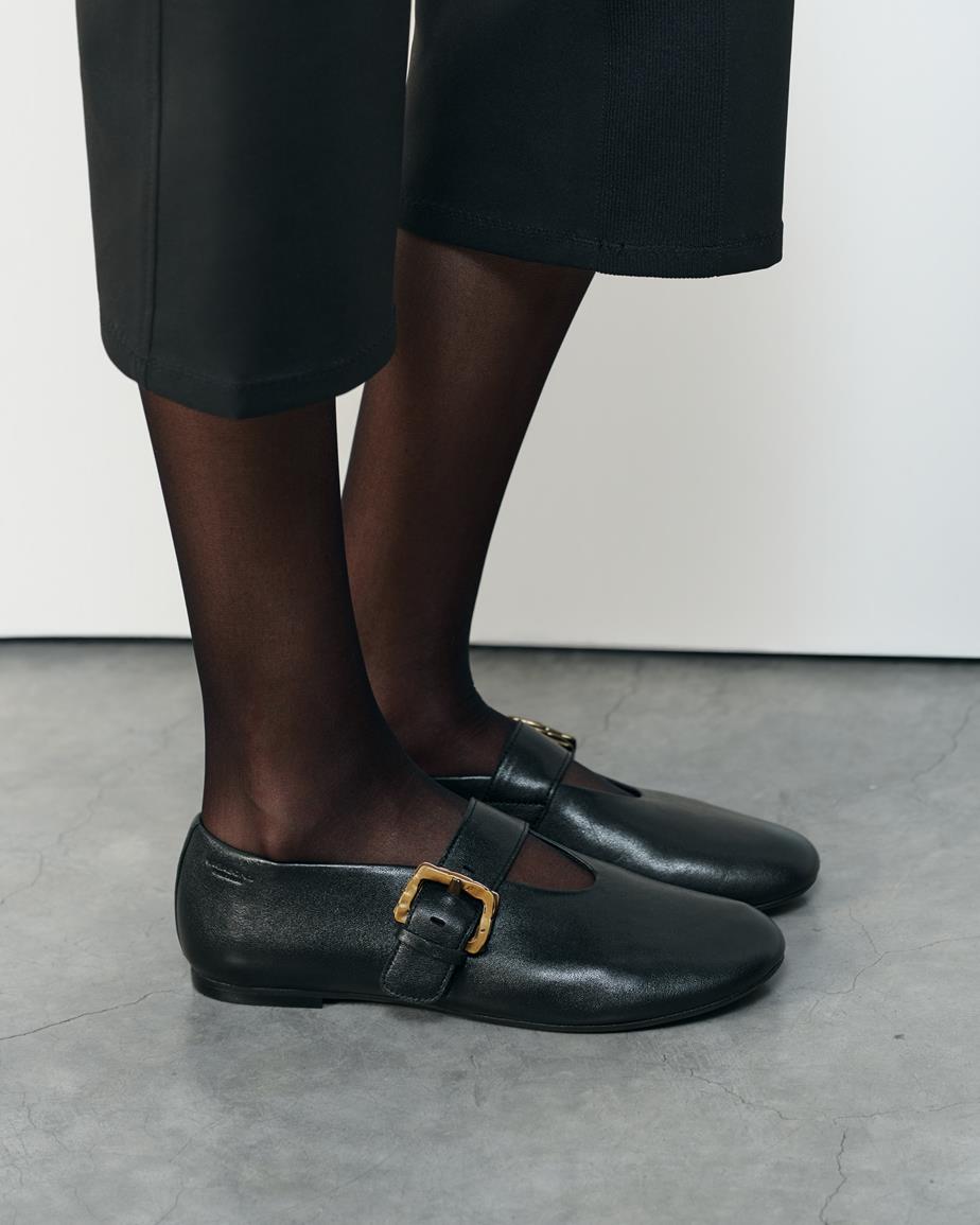 Aleya ballet flats Black, Leather