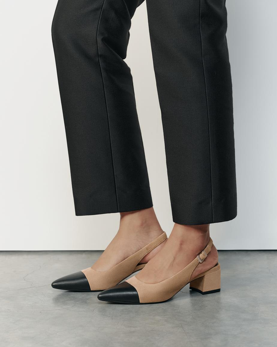 Marta pumps Multicolour, Suede/Leather