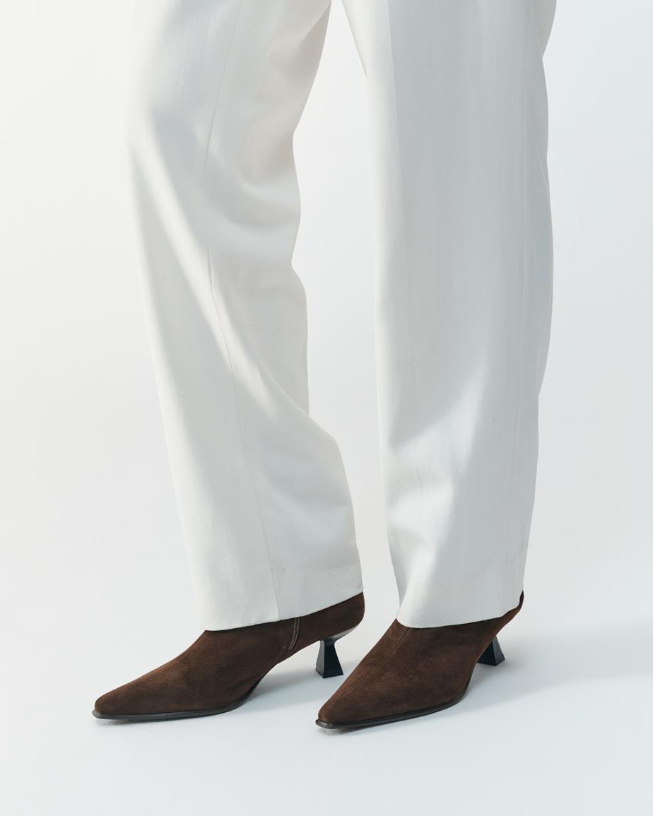 Elly bottes Marron Foncé, Daim