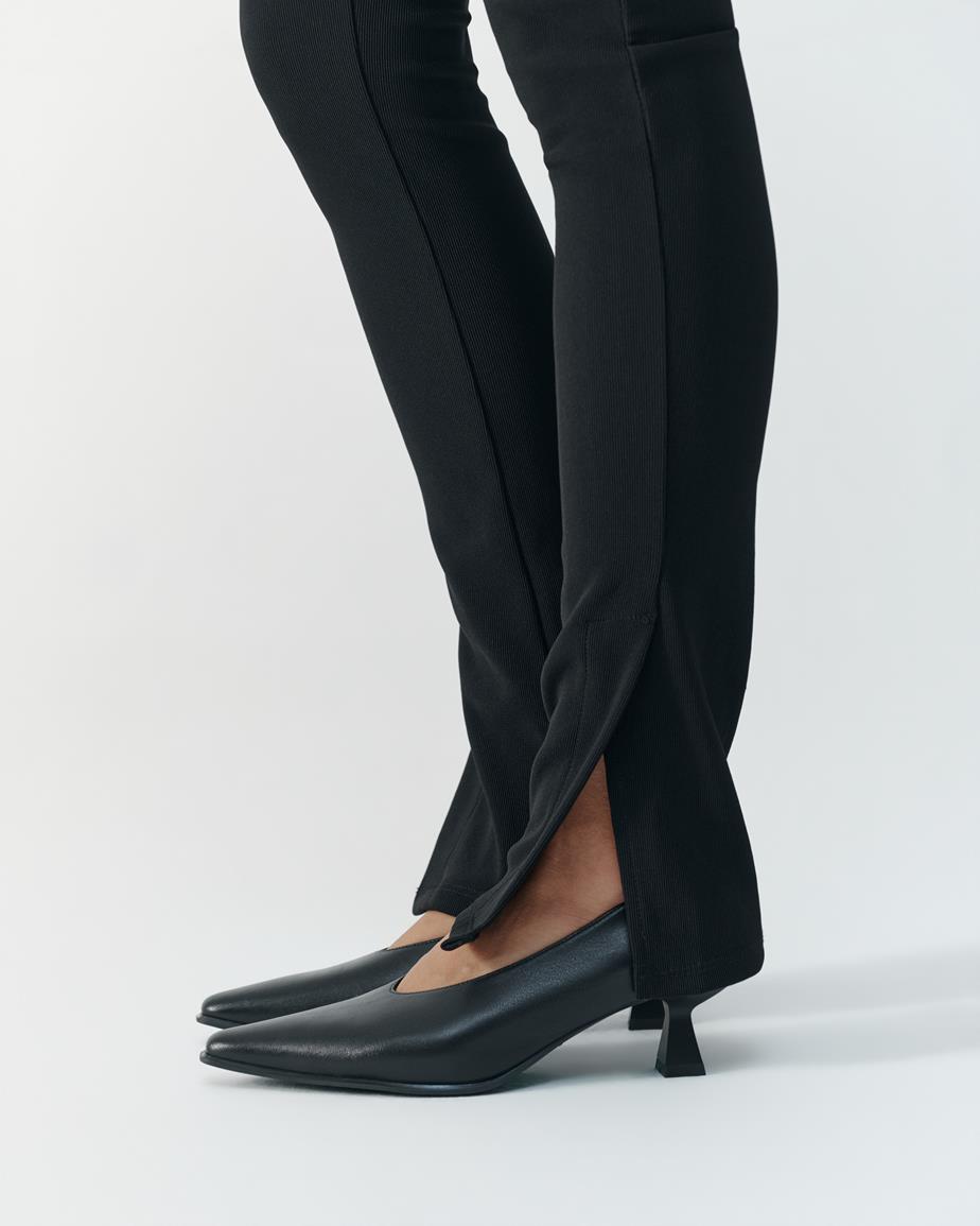 Elly escarpins Noir, Cuir