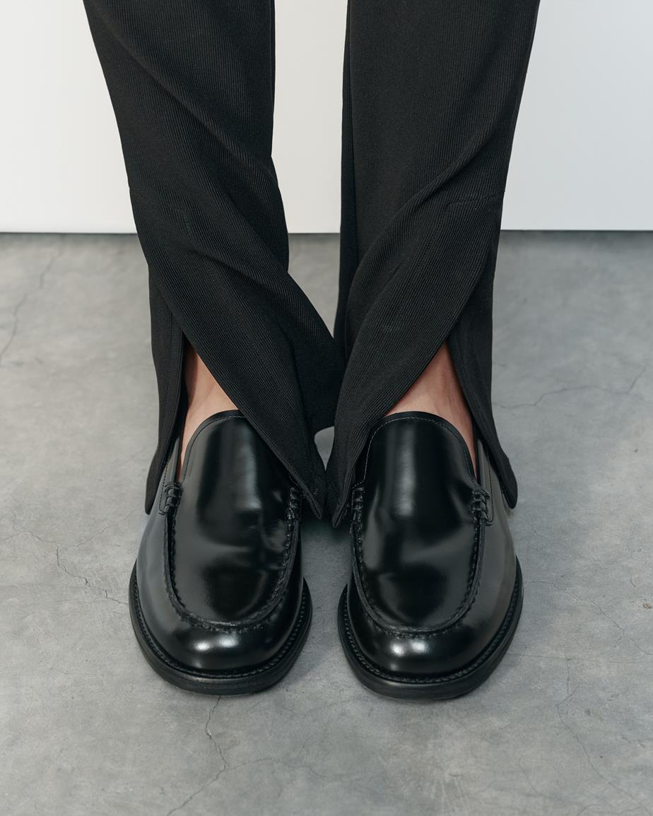 Linn loafers Black, Polished Leather