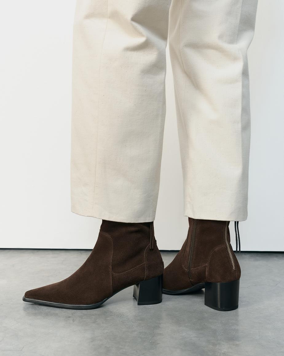 Giselle boots Mörkbrun, Mocka