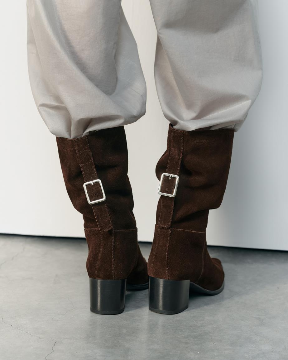 Giselle boots Mörkbrun, Mocka