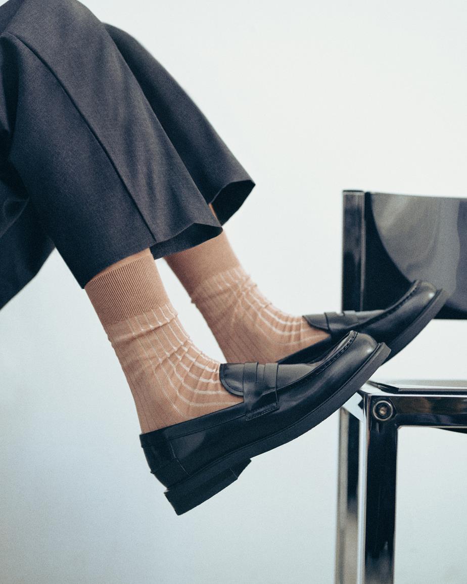 Floyd shoes Black, Polished Leather