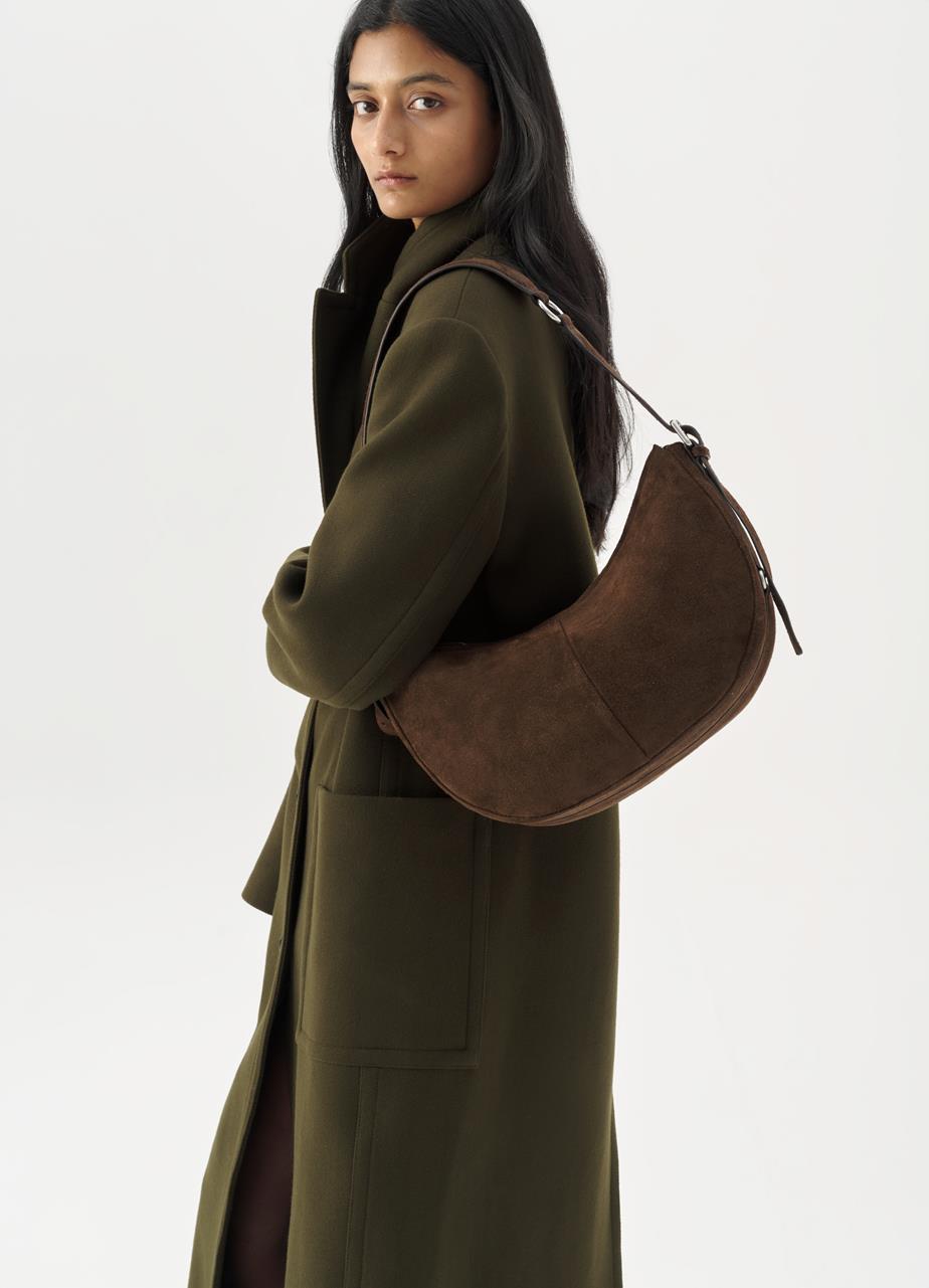 Itami bag Dark Brown suede