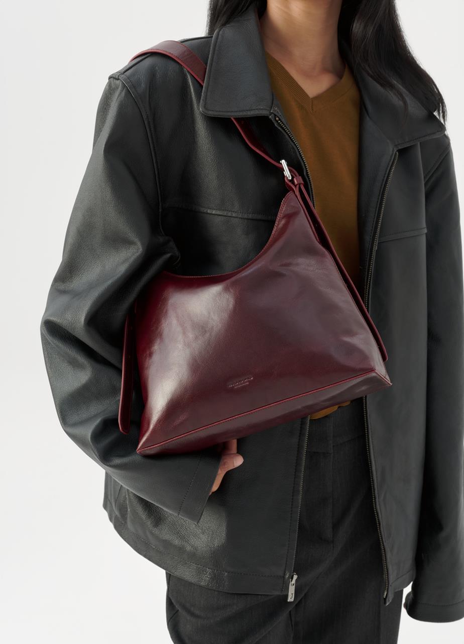 Bari bag Dark Red leather
