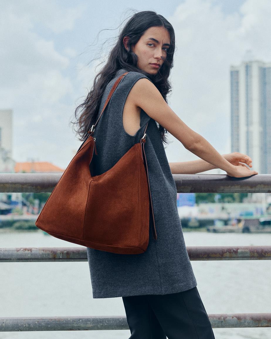 Hilo borsa Marrone, Camoscio