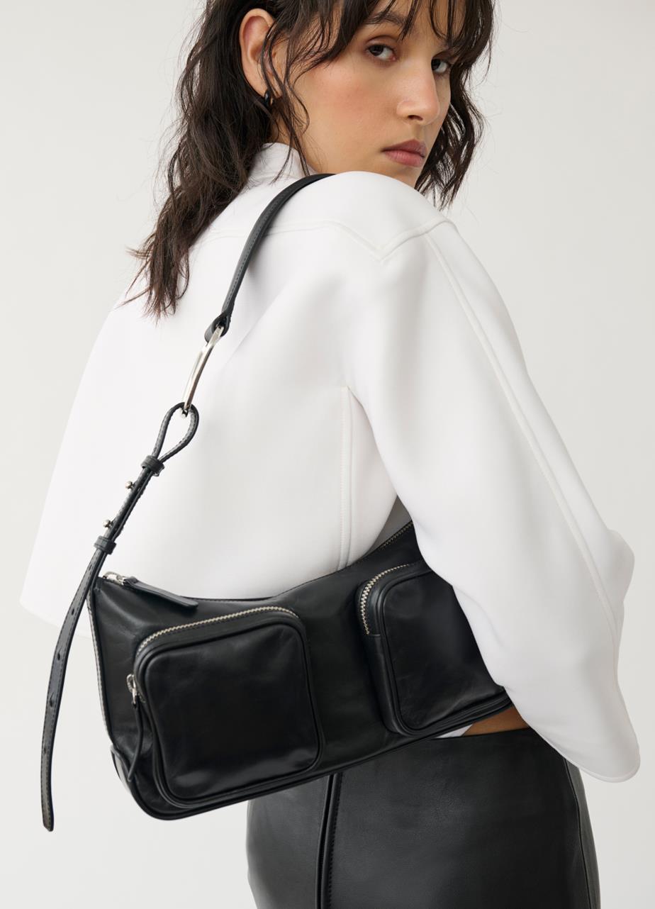 Valence sac Noir cuir