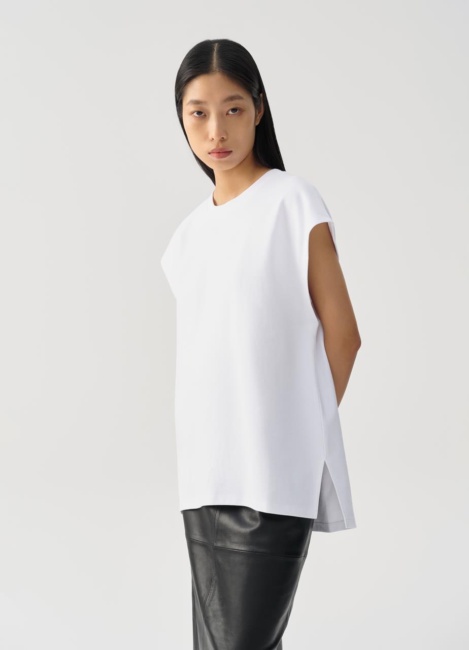 Boxy tank top White textile