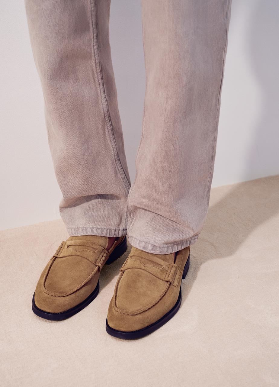 Mario loafers Brun ruskind