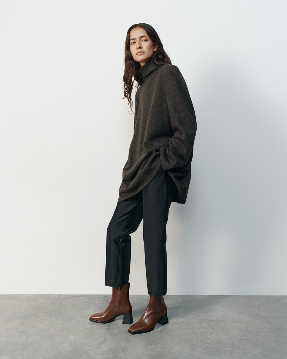 Hedda ankle boots Brown, Leather