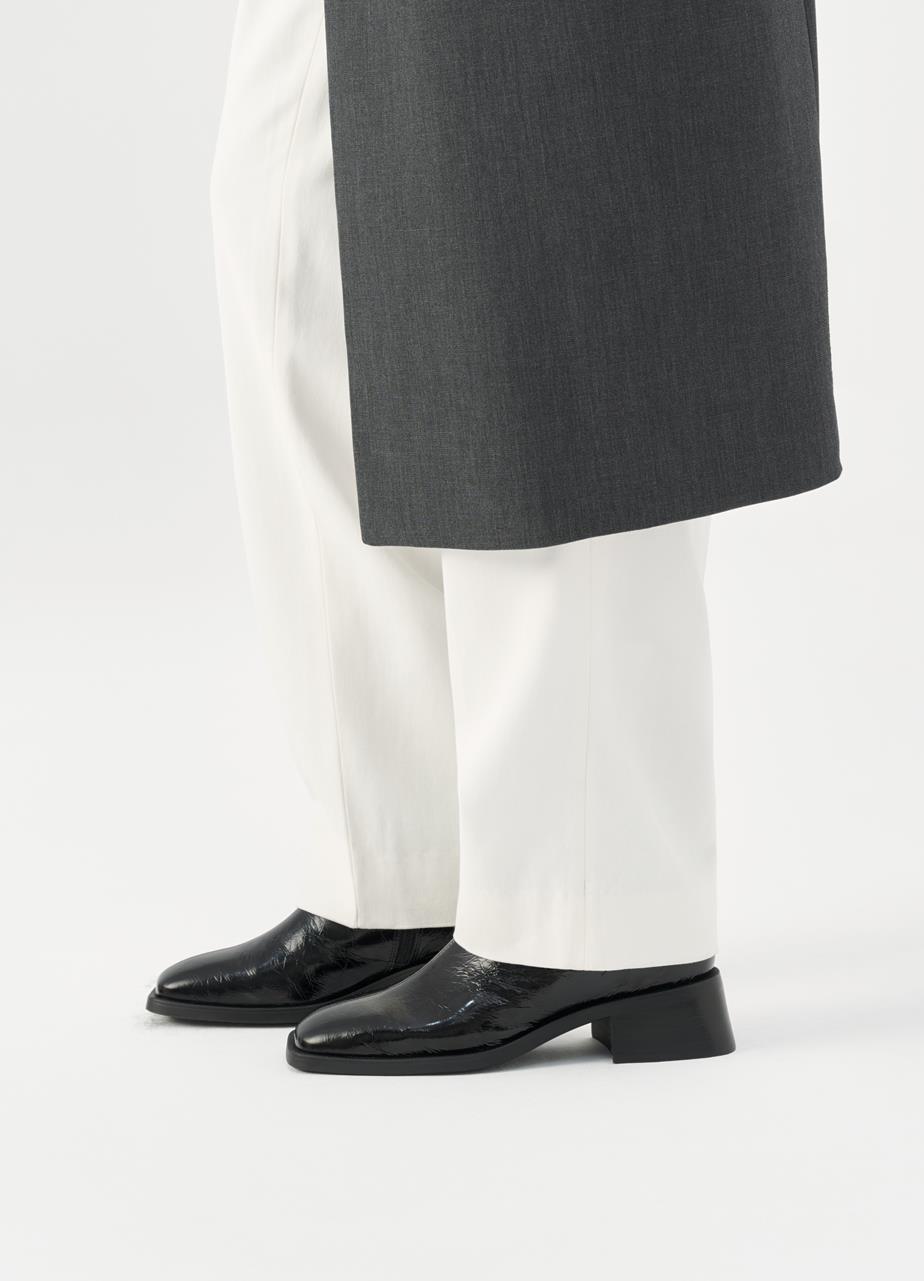 Blanca ankle boots Black patent leather